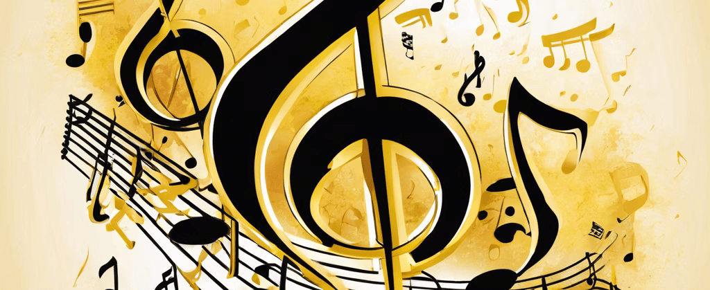 Stylized Musical notes