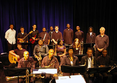 Students Performing on Stage Musical Singing 