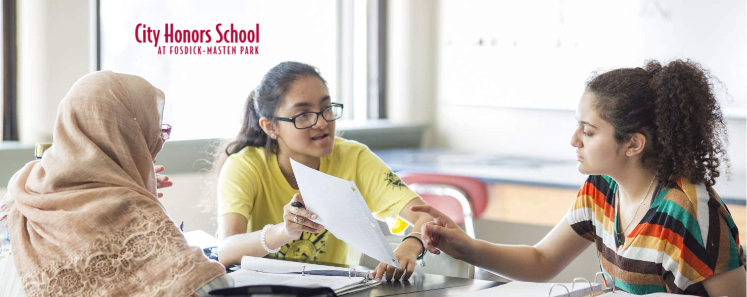 Students and Teacher- City Honors School at Fosdick-Masten Park