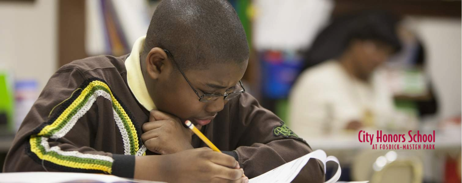 Students working- City Honors School at Fosdick-Masten Park