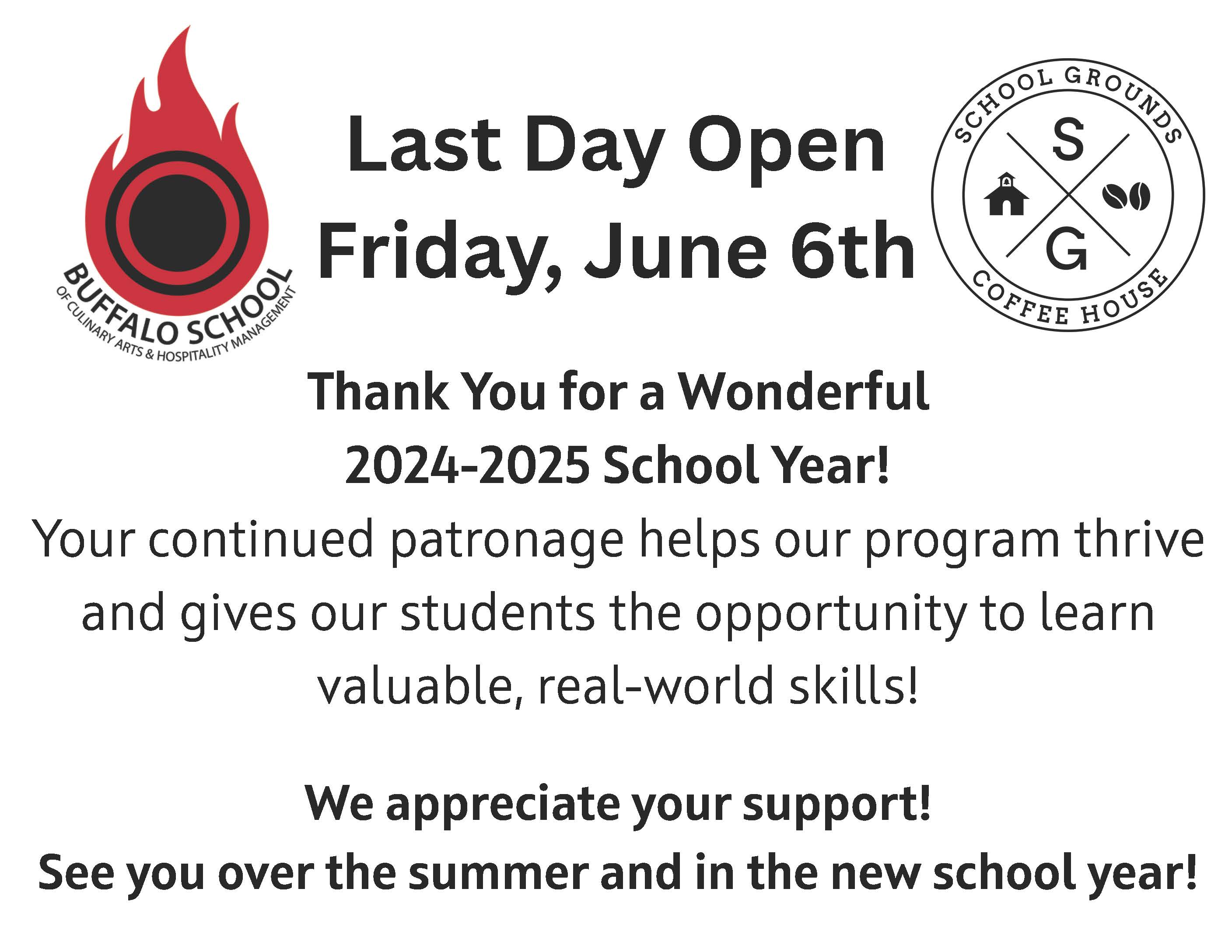 Last Day Open