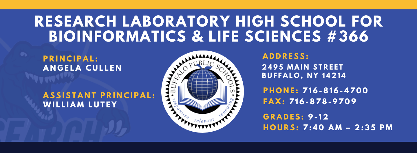 PS 366 Research Laboratory High School for Bioinformatics & Life
