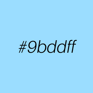 Blue #9bddff