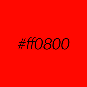 Red #ff0800