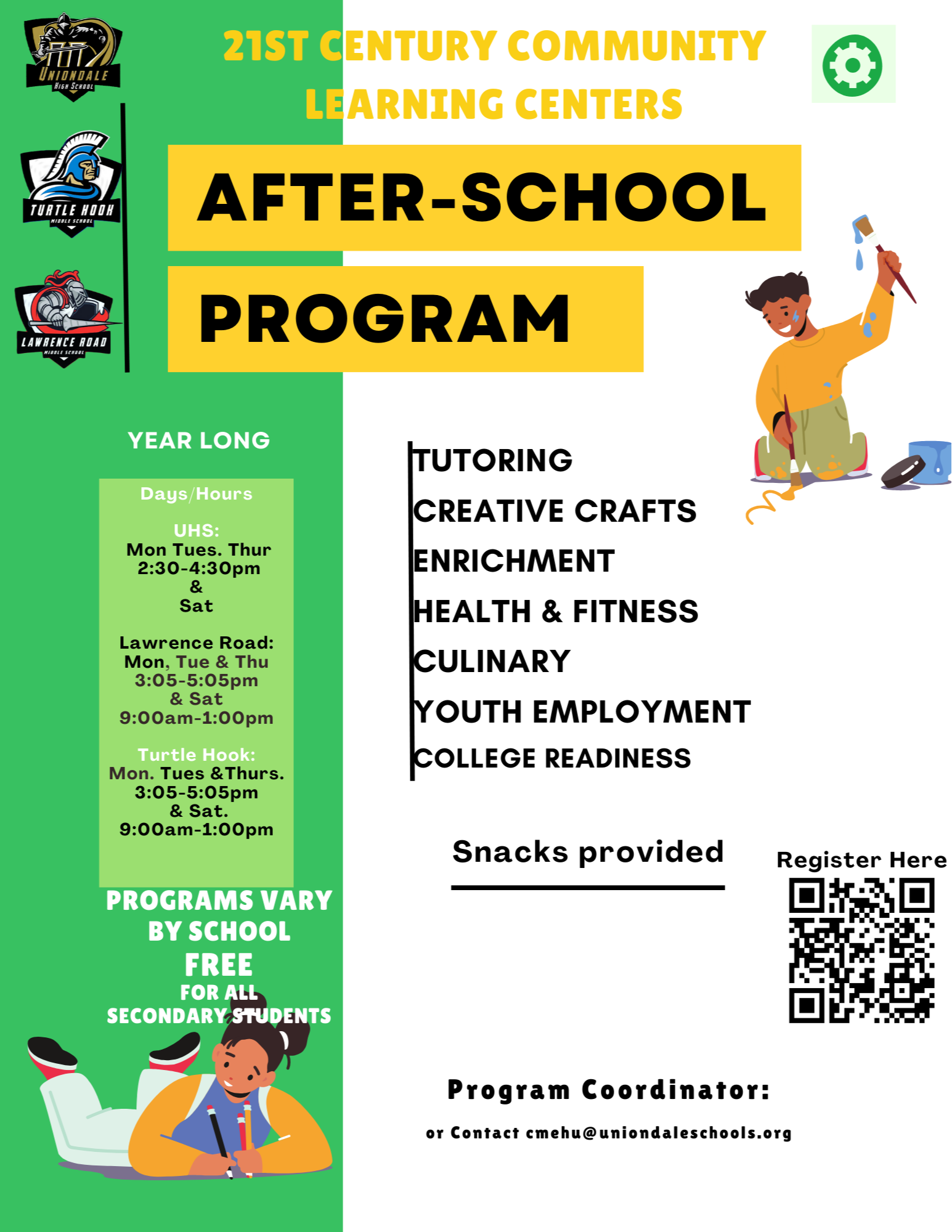 Middle & High School Afterschool Programs
