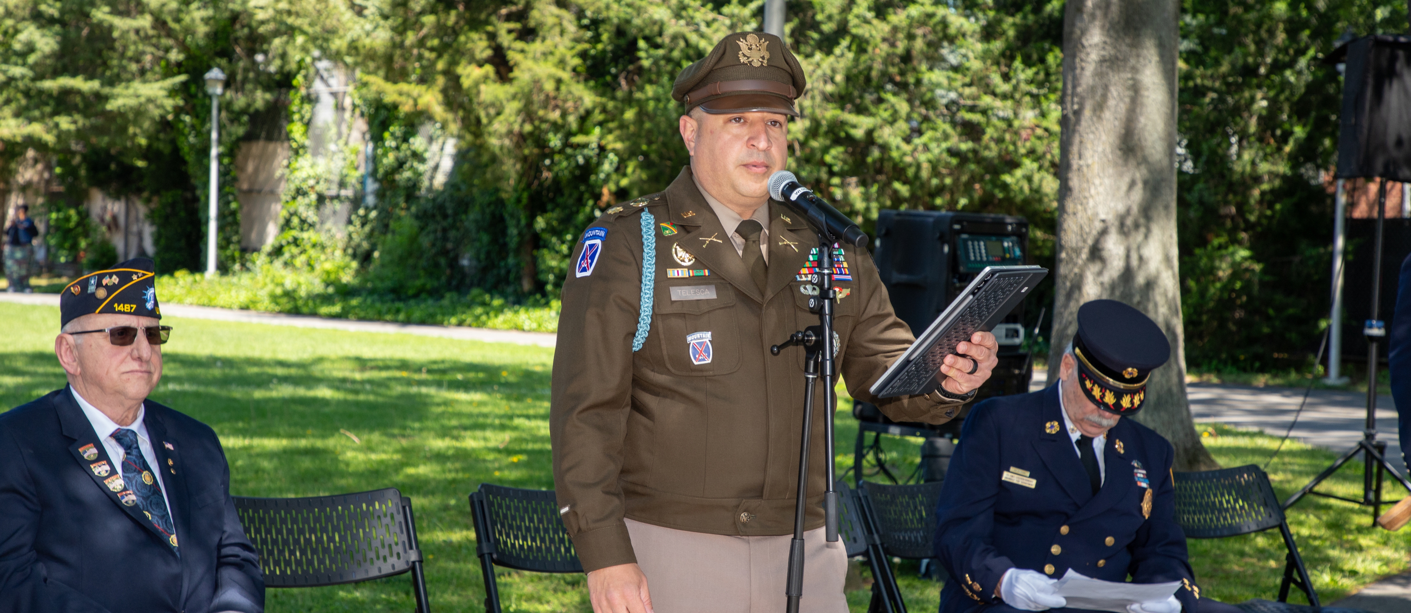 Man giving a speech