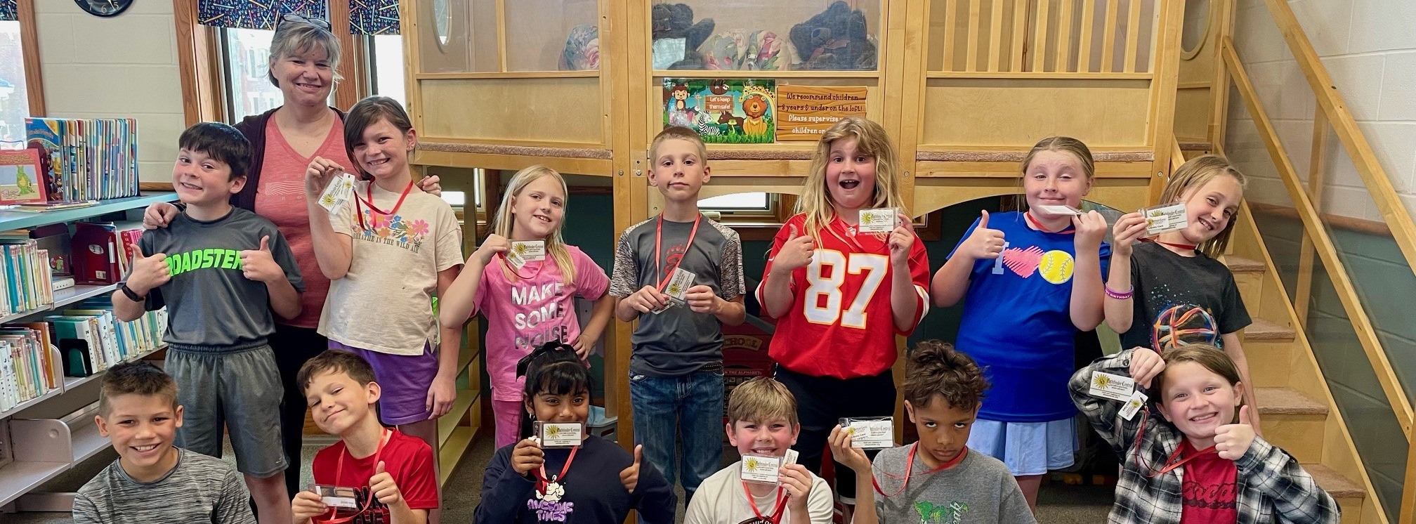 Third Graders at the public library