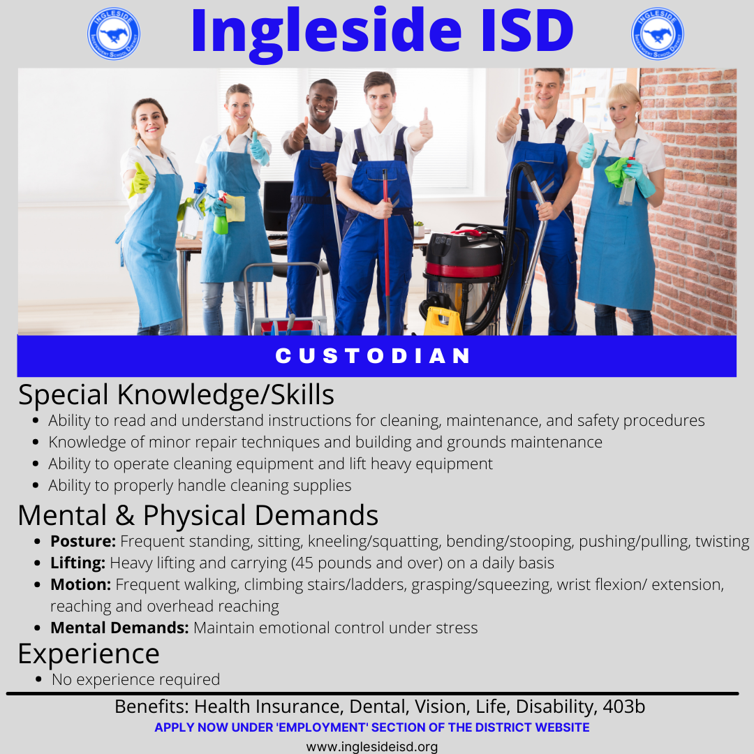 Current Openings Ingleside ISD
