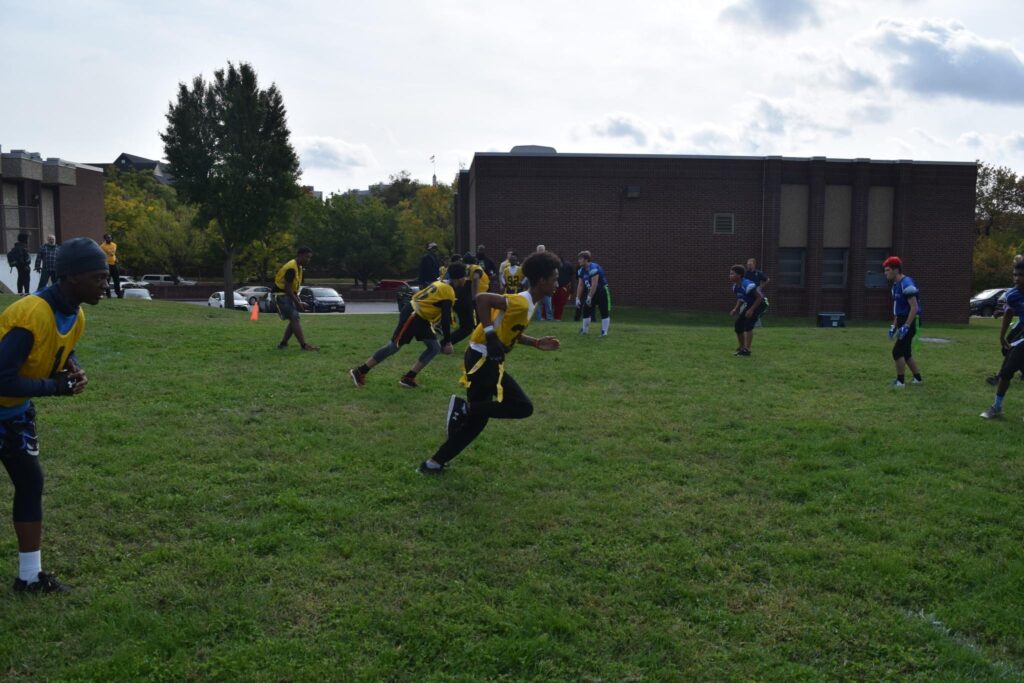 football practice