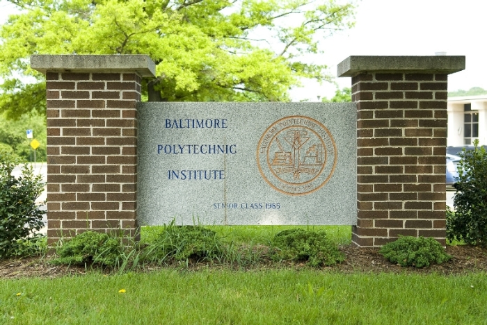 Baltimore Polytechnic Institute Sign