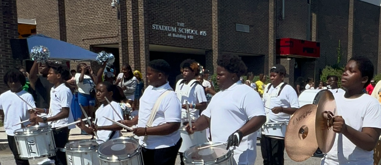 Stadium school marching band a school based community event