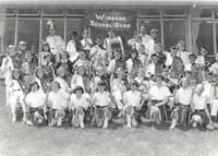 A photo of the WINDSOR SCHOOL BAND.