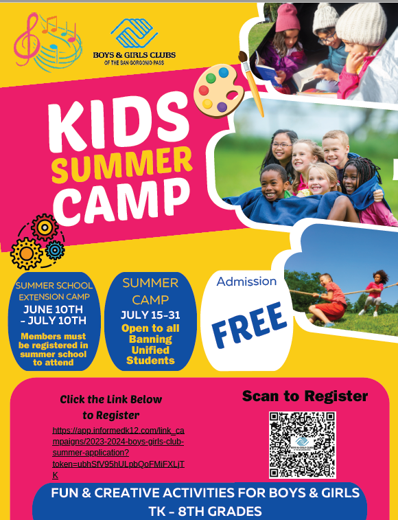 Boys and Girls Club 2024 Summer Camp