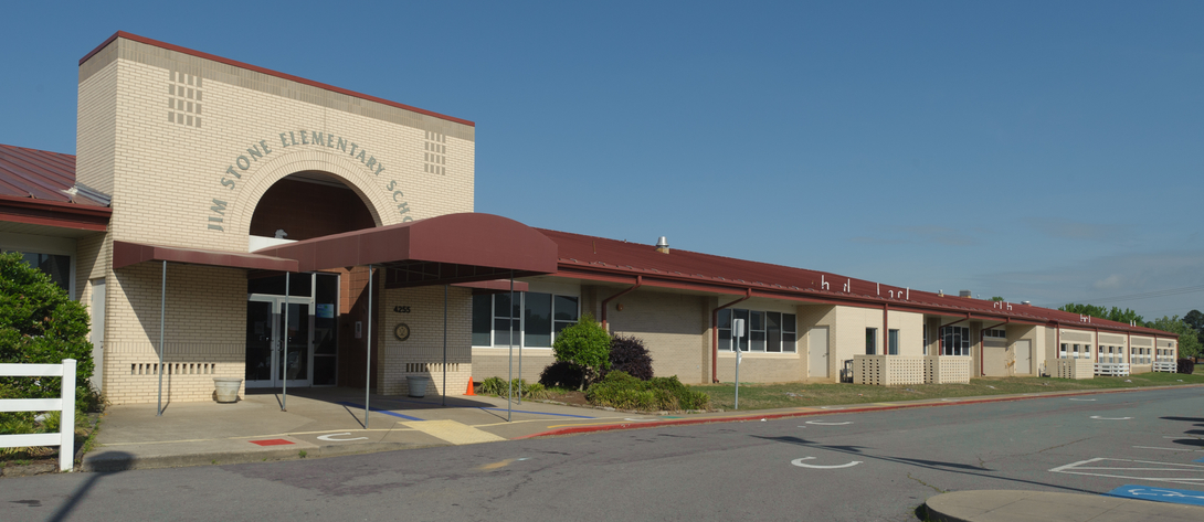 Exterior of Jim Stone Elementary