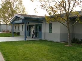 A photo of the Brooks Elementary school.
