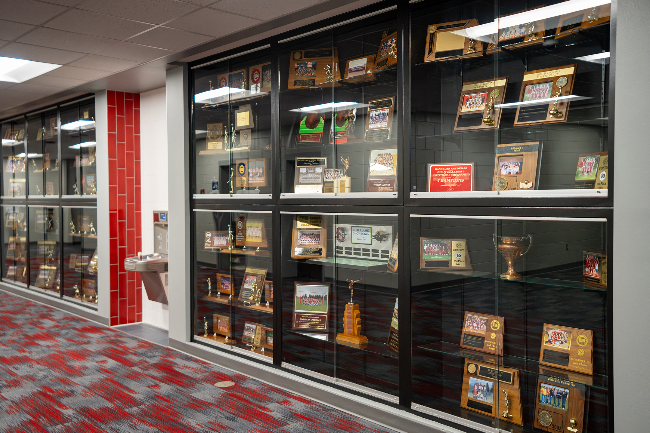 trophy cases