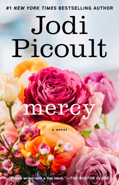 This month's book sale is Mercy by Jodi Picoult.