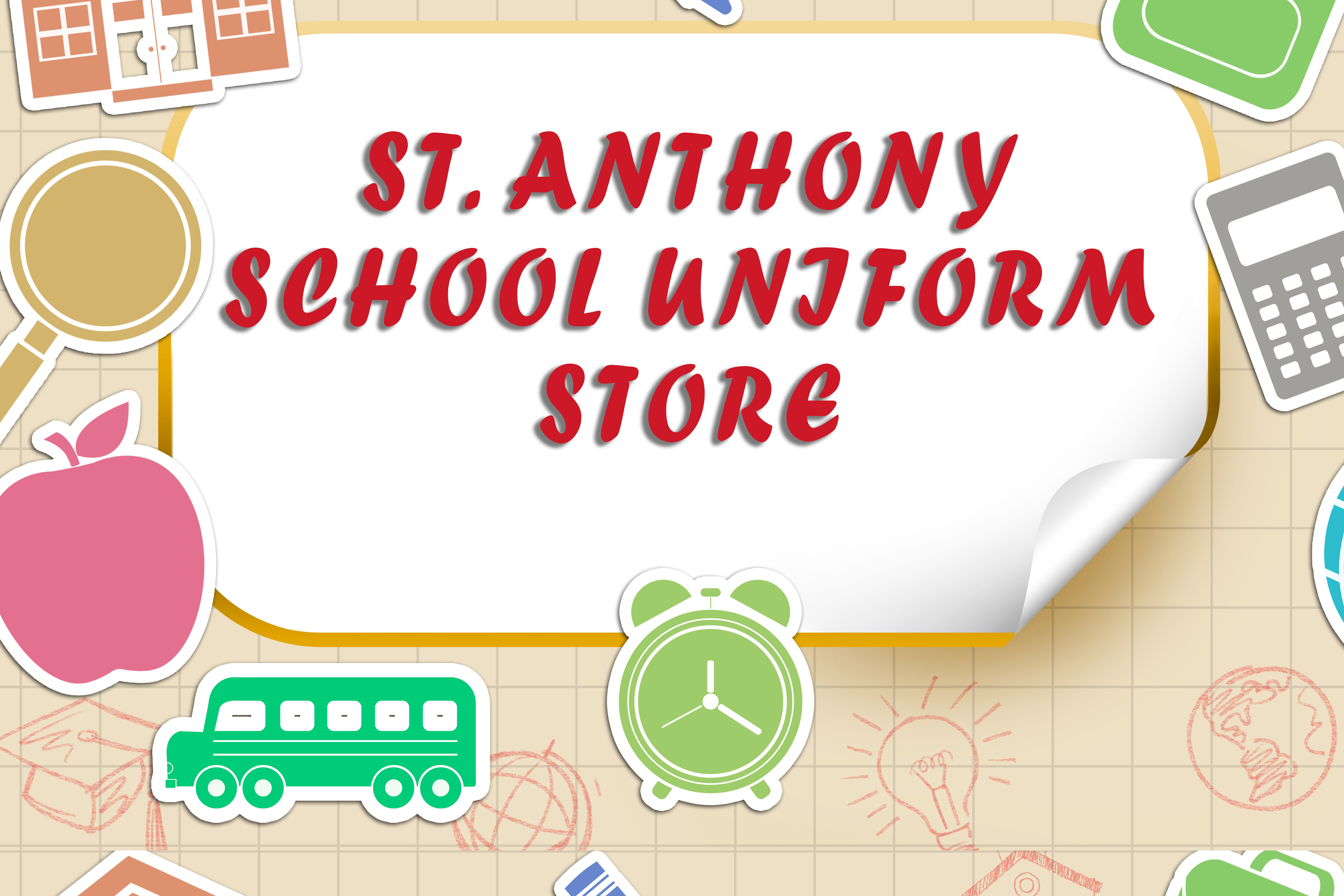 St. Anthony School Uniform Store Graphic