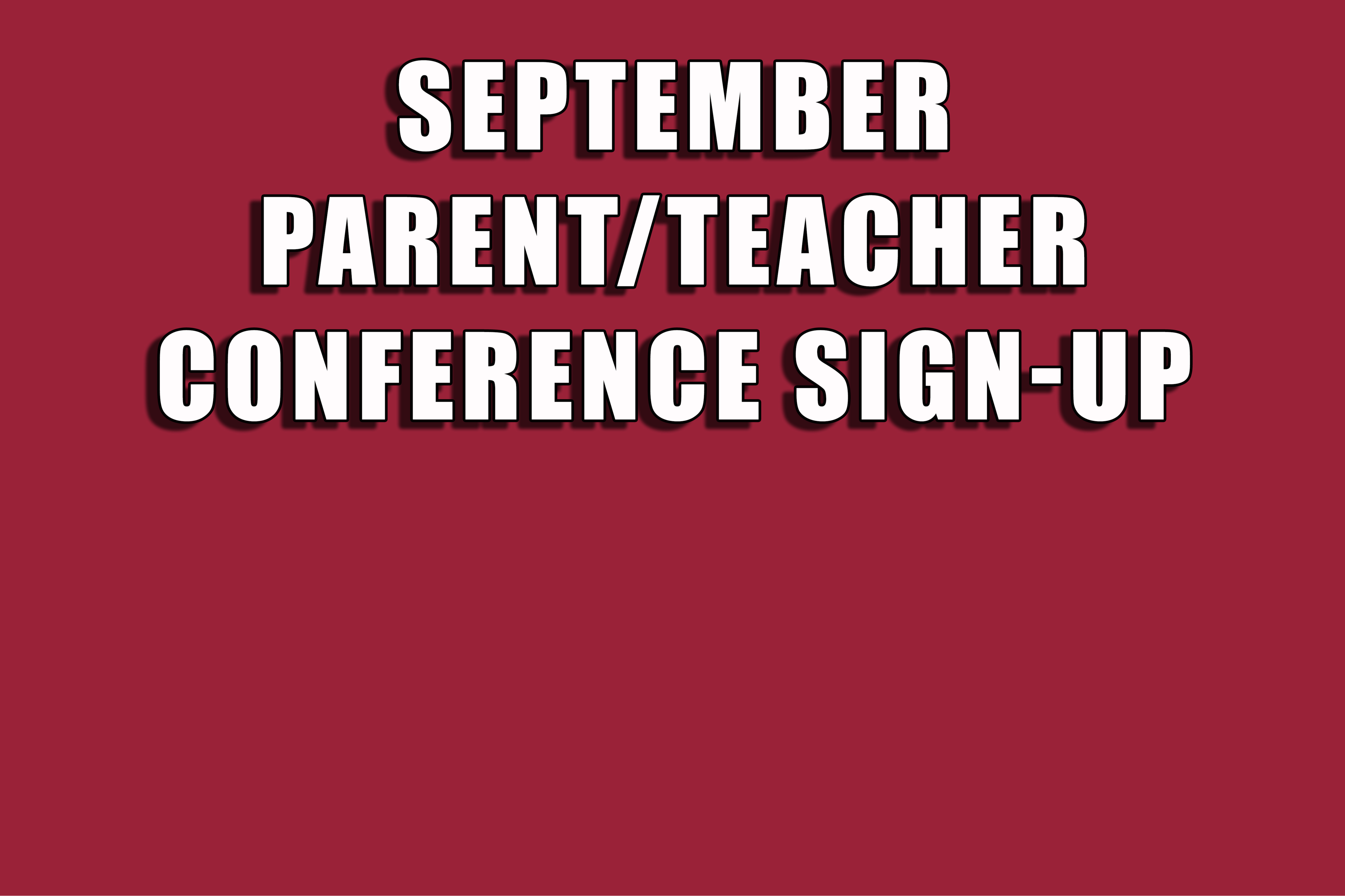 Parent/Teacher Conference