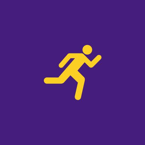 yellow person running