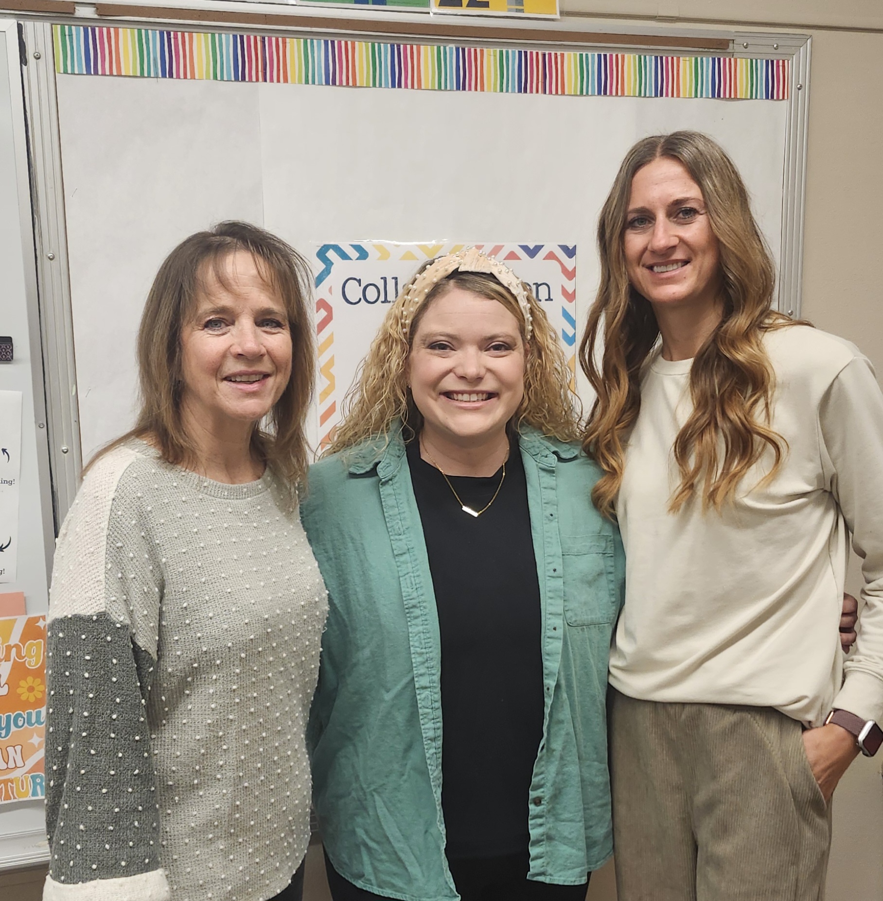 Left to Right: Mrs. Bak, Mrs. Wilson, Mrs. Vondrak