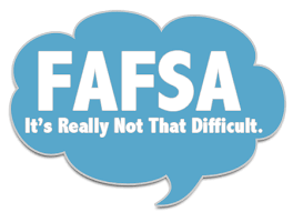 Fafsa bubble saying it's not that difficult