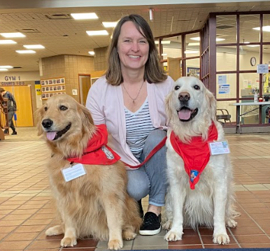 Piper and Riley  with Julie Brown