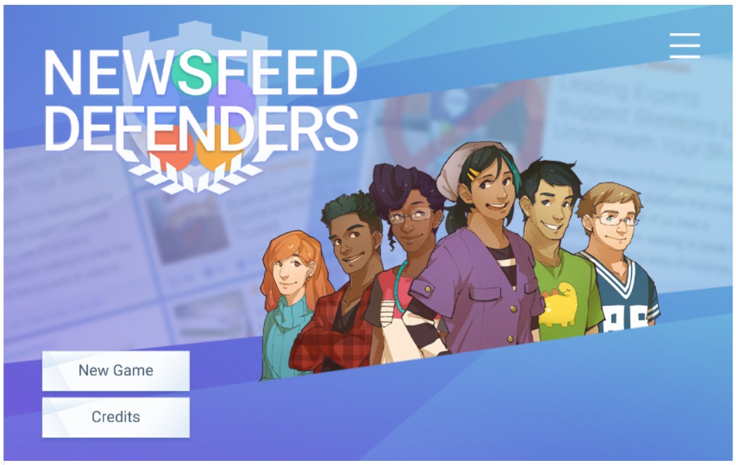 Newsfeed Defenders Media Literacy Game