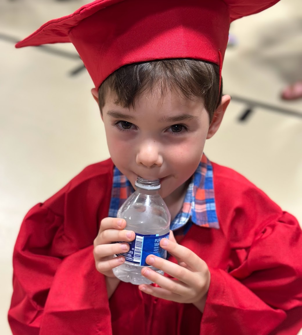 graduation refreshment for a preschool boy