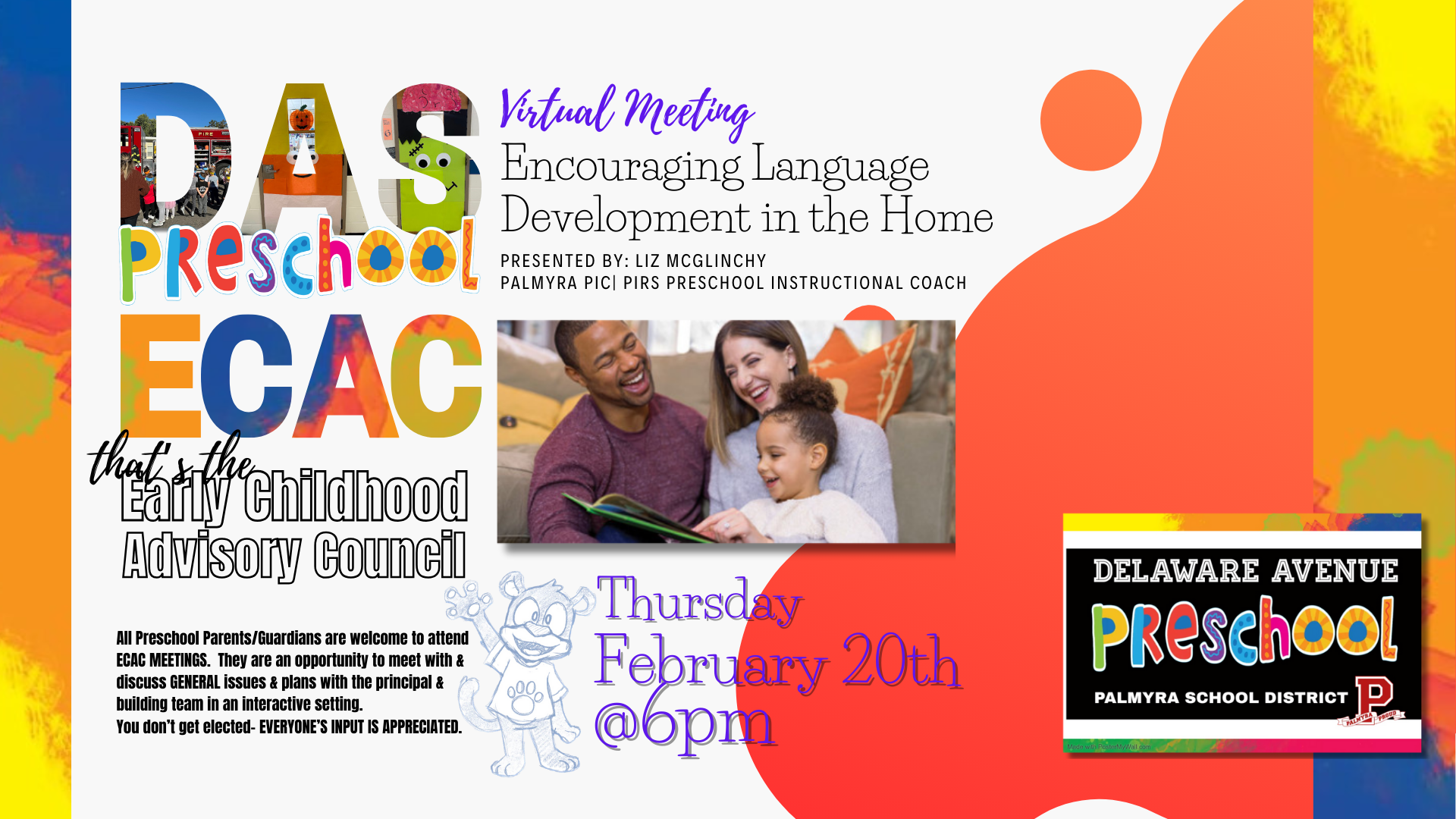 Preschool ECAC MEETING poster