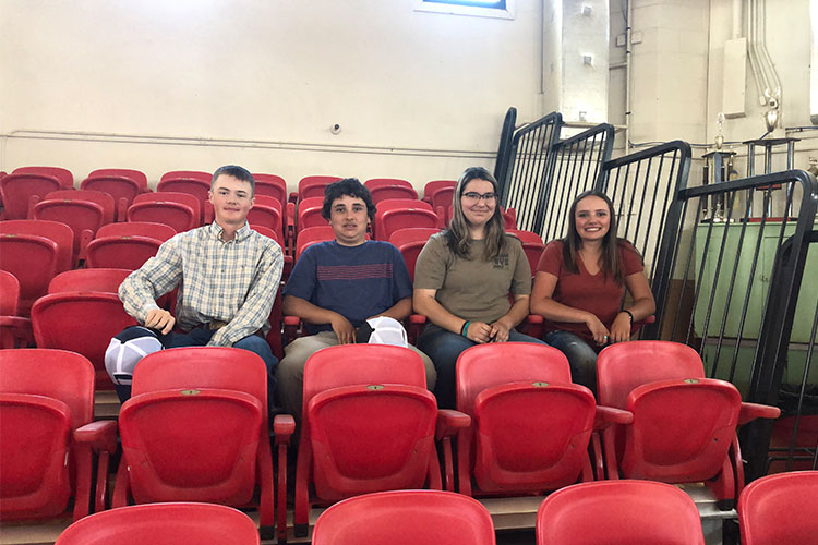 students sitting 