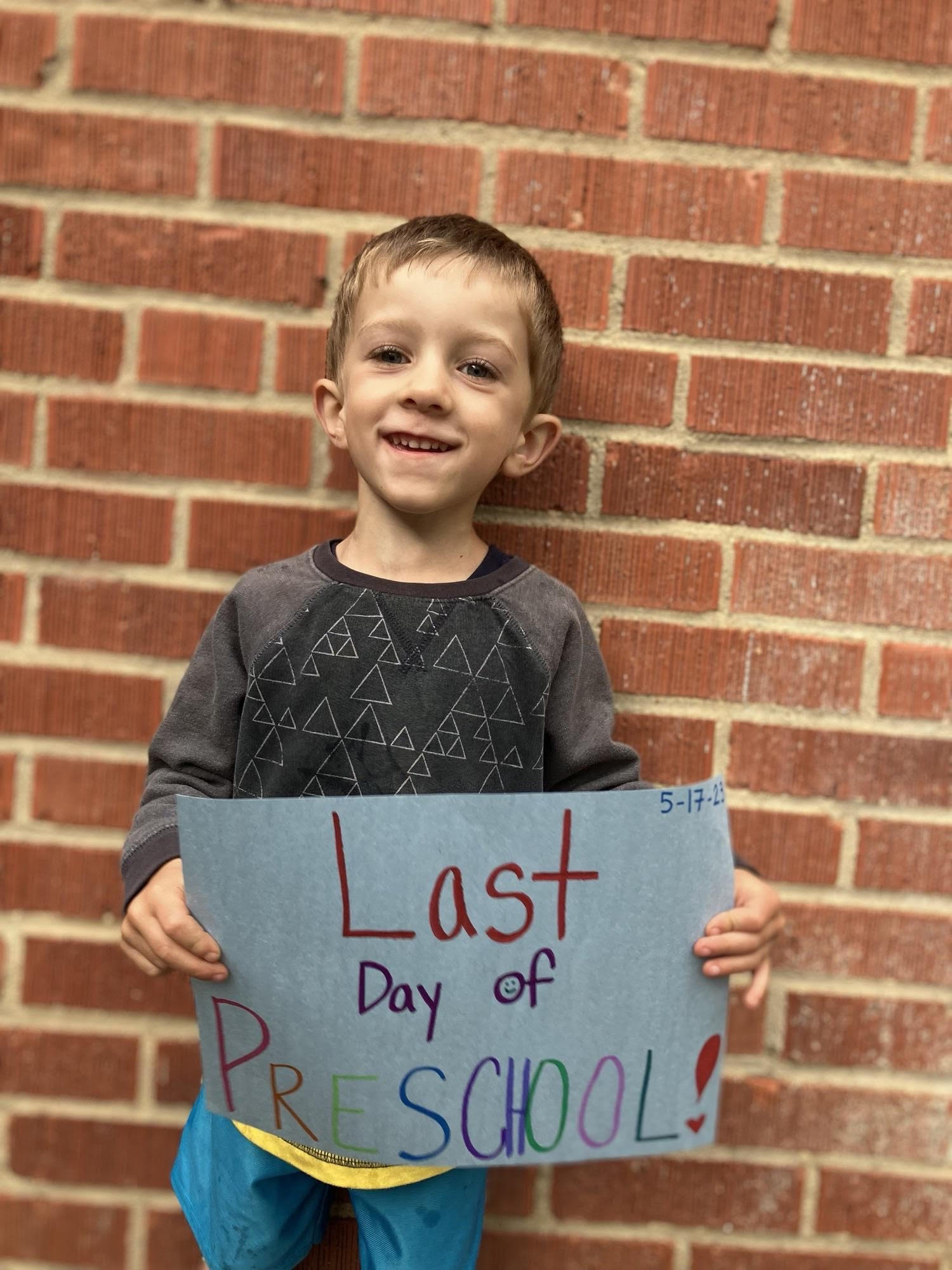 Last Day of Preschool!