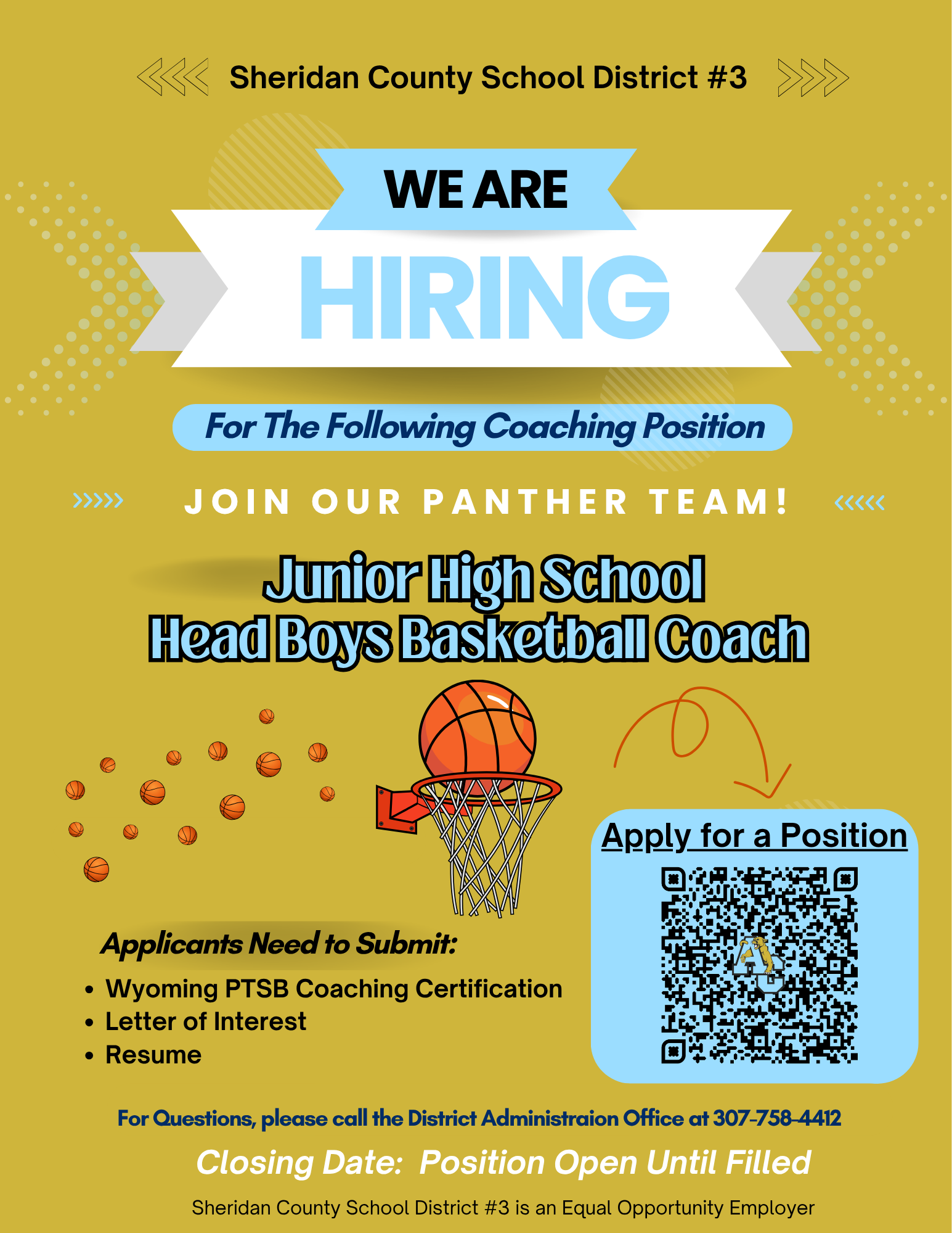 JH Head Boys Basketball Coach