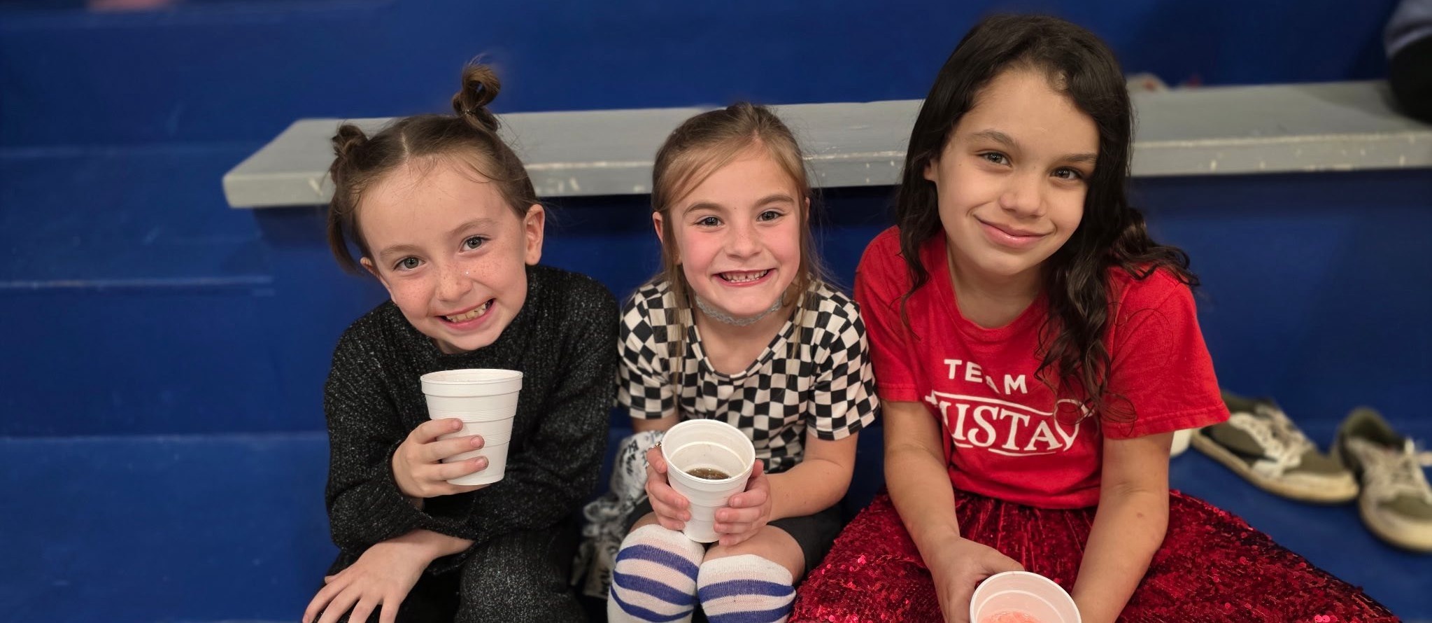 PARTICIPATING IN THE AR REWARD PARTY BY ENJOYING DODGE BALL AND DIRTY SODAS!