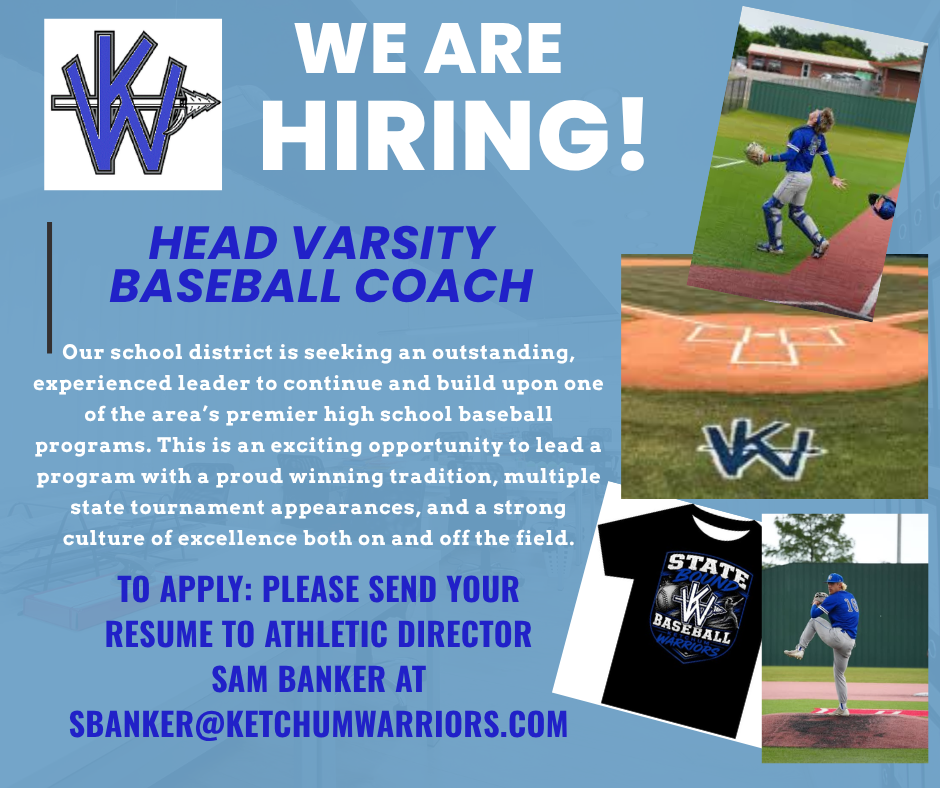Head Baseball Coach Opening