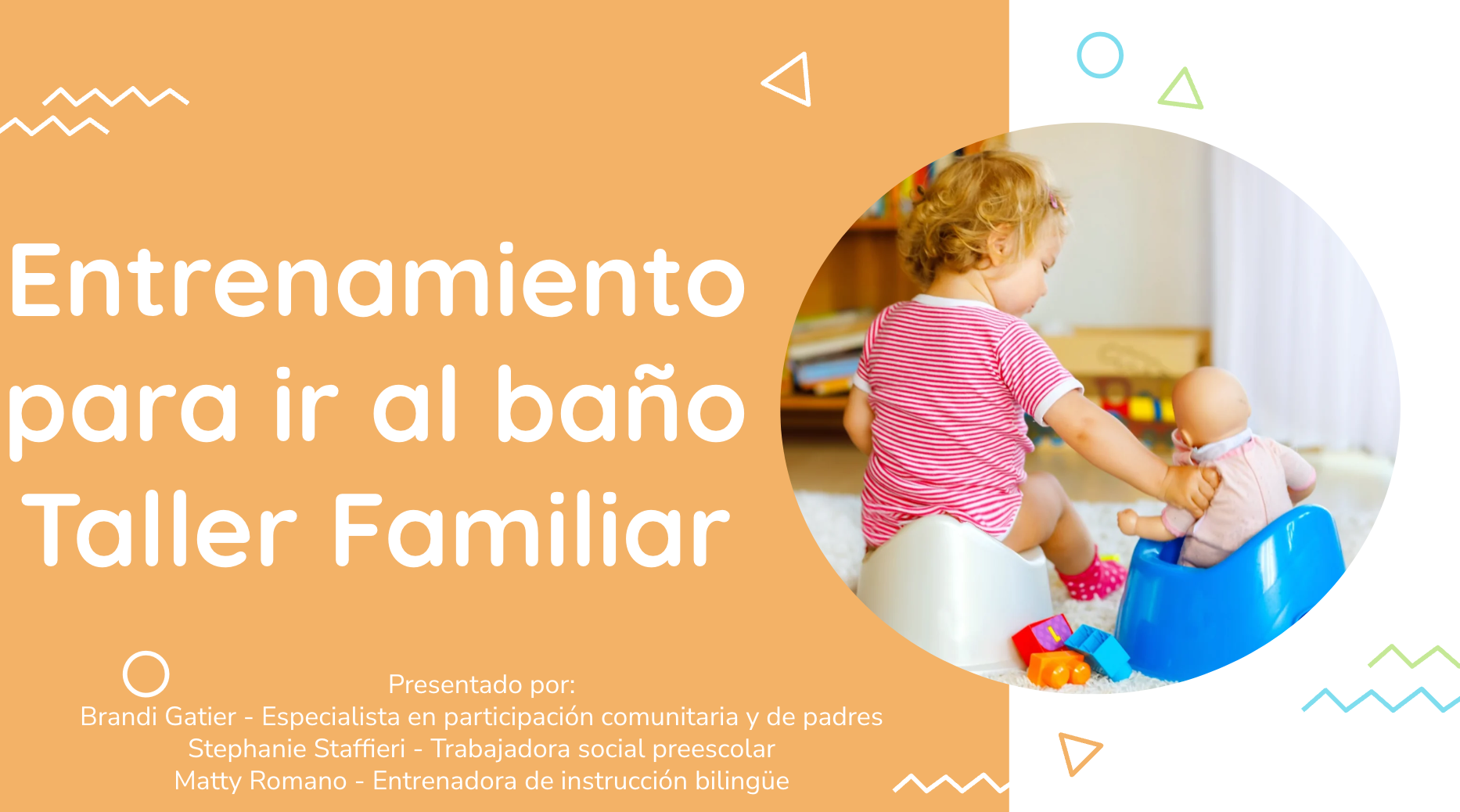 Potty Training Family Workshop Cover (Spanish)