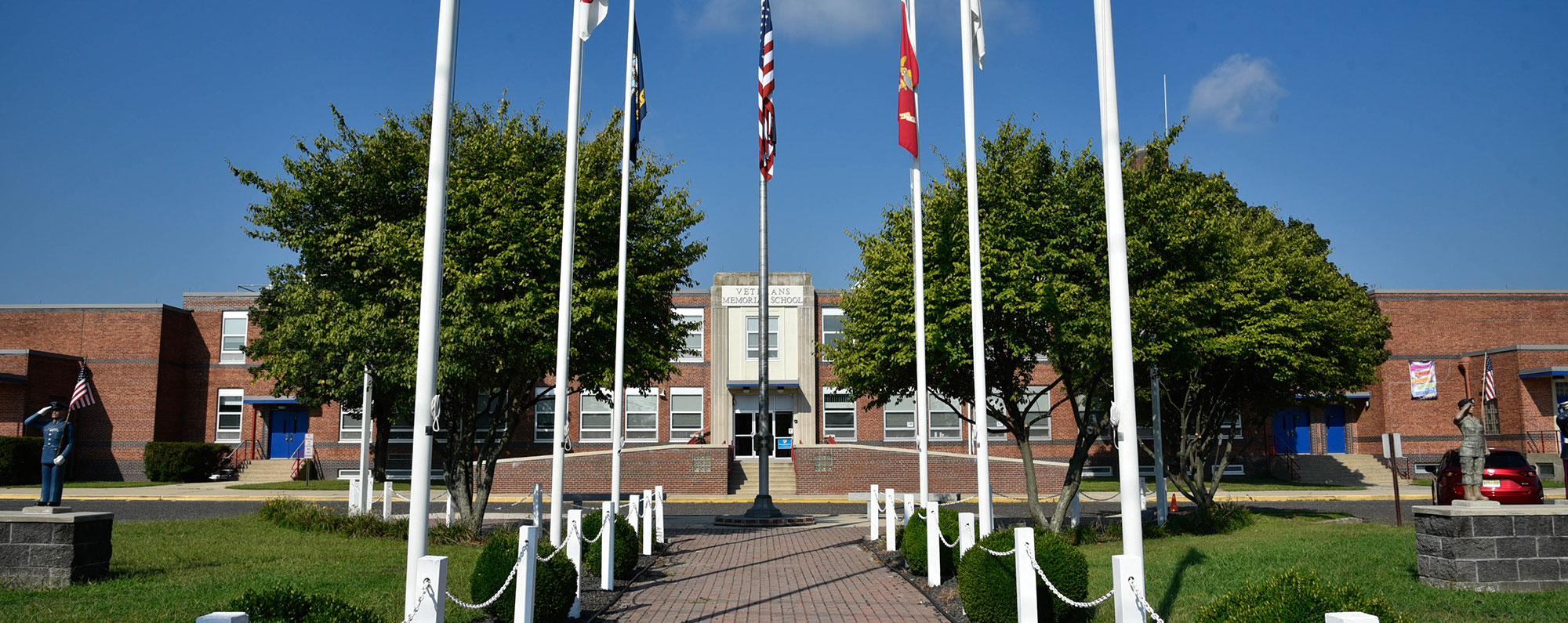memorial school front