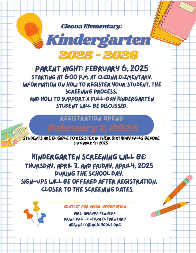 Kindergarten Flyer