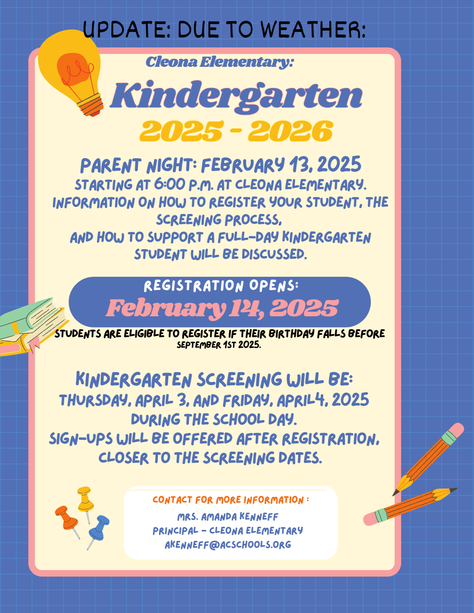 Kindergarten Flyer