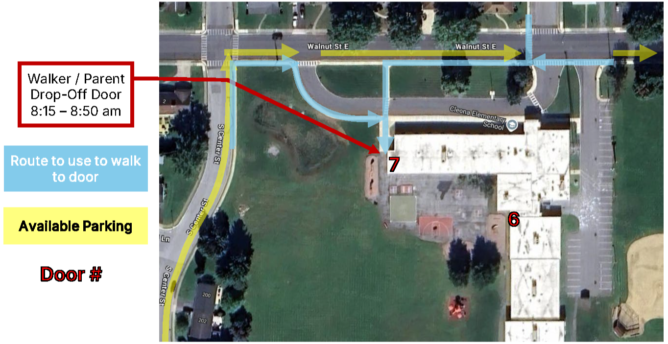 Cleona Elementary Map