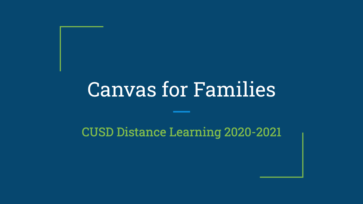 Canvas for Families banner