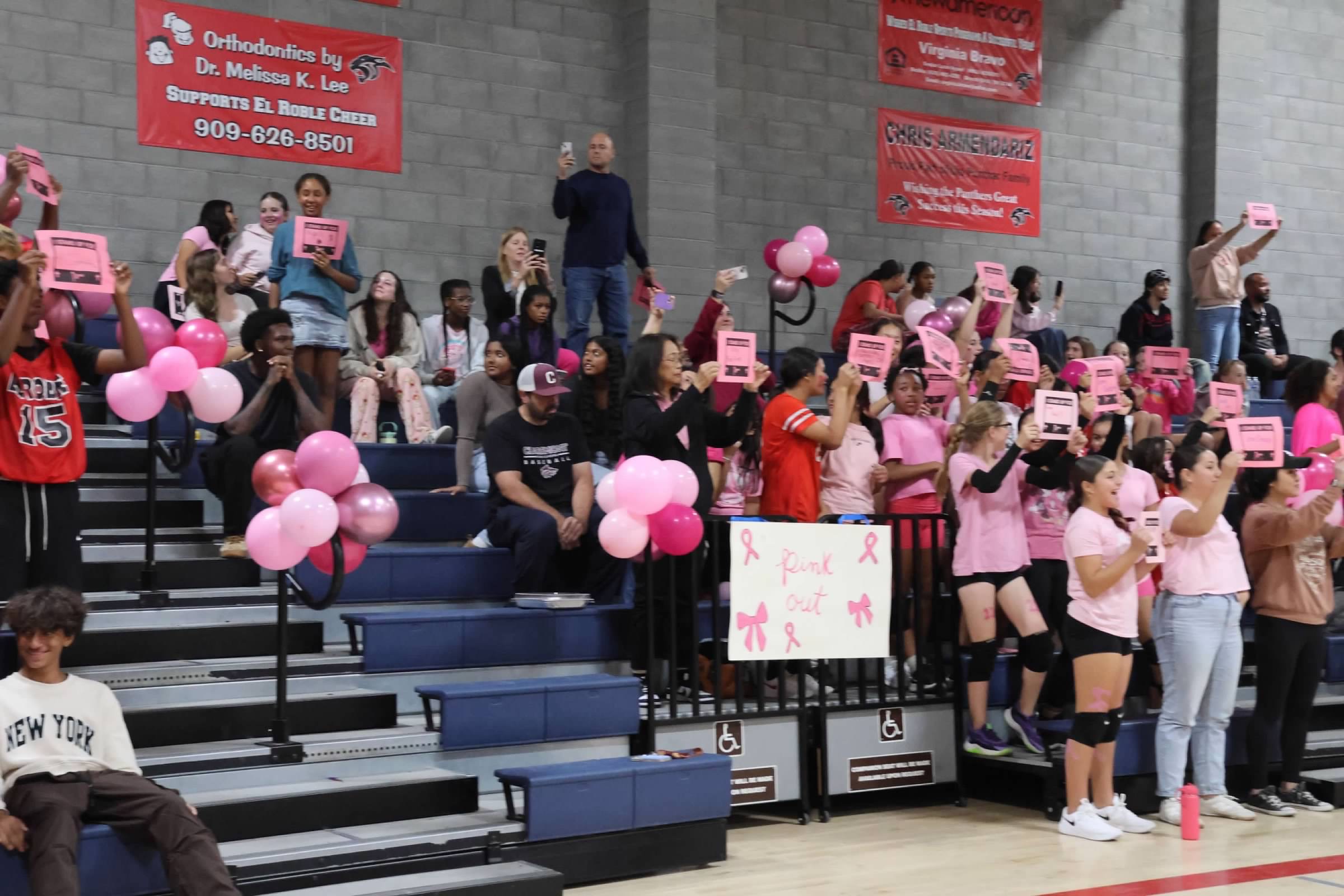 El Roble Hosts Annual Pink Out in Honor of Breast Cancer Warriors