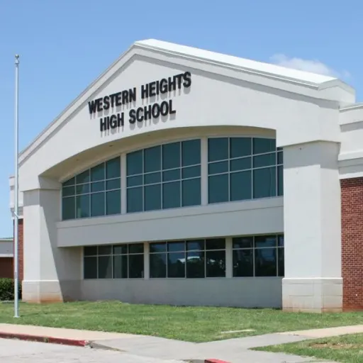 Western Heights High School entrance