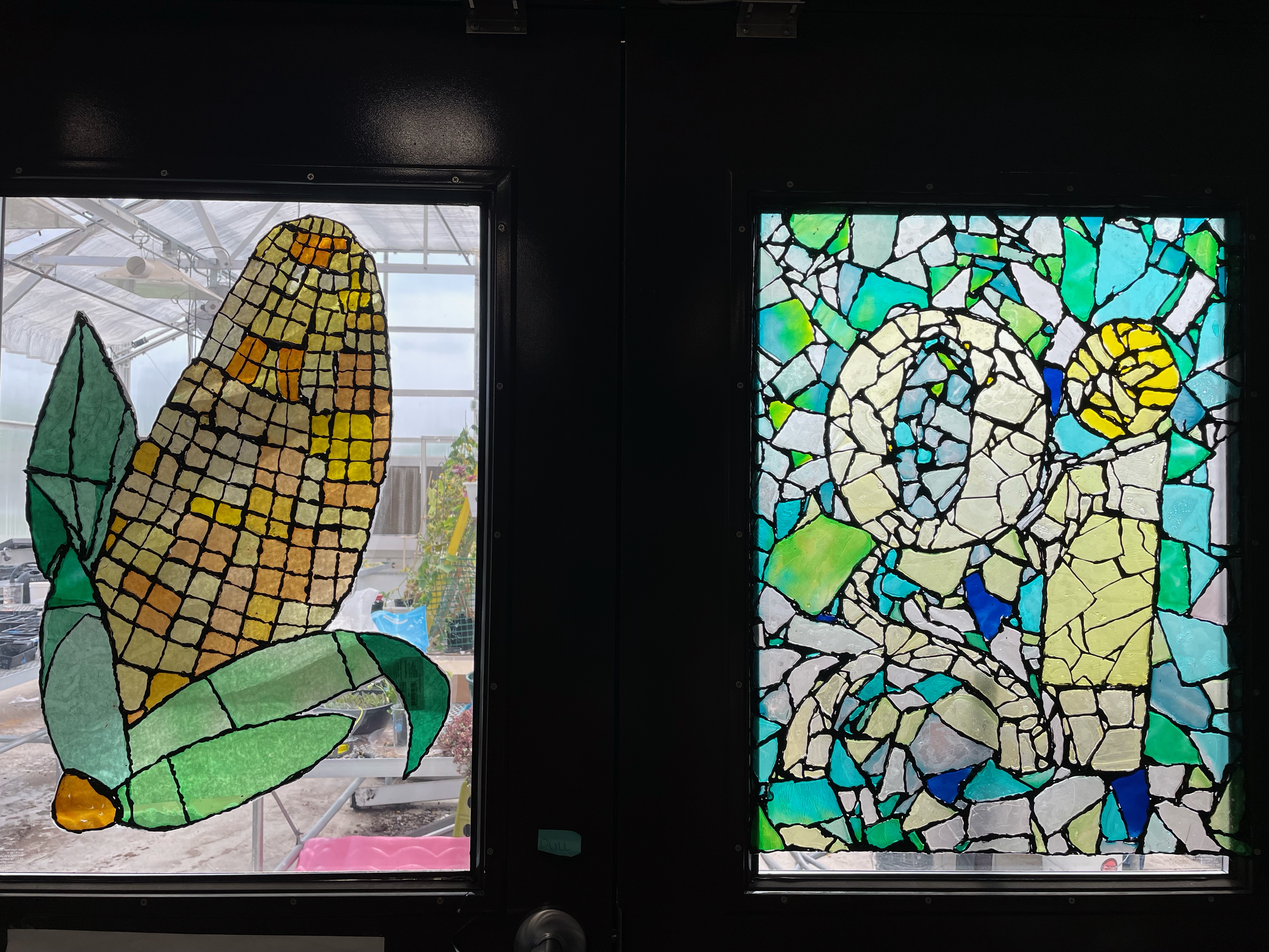Bioplastic Stained Glass