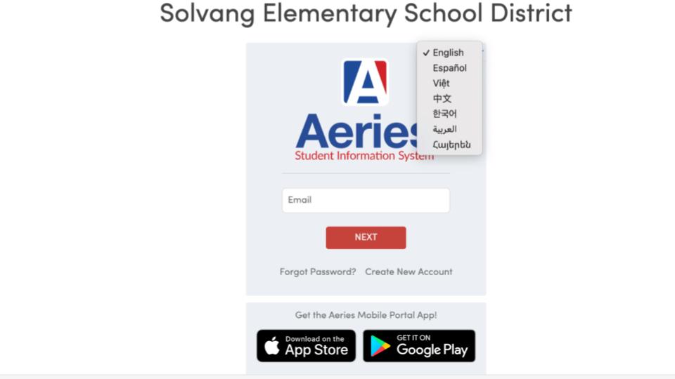 Solvang Aeries Parent Portal