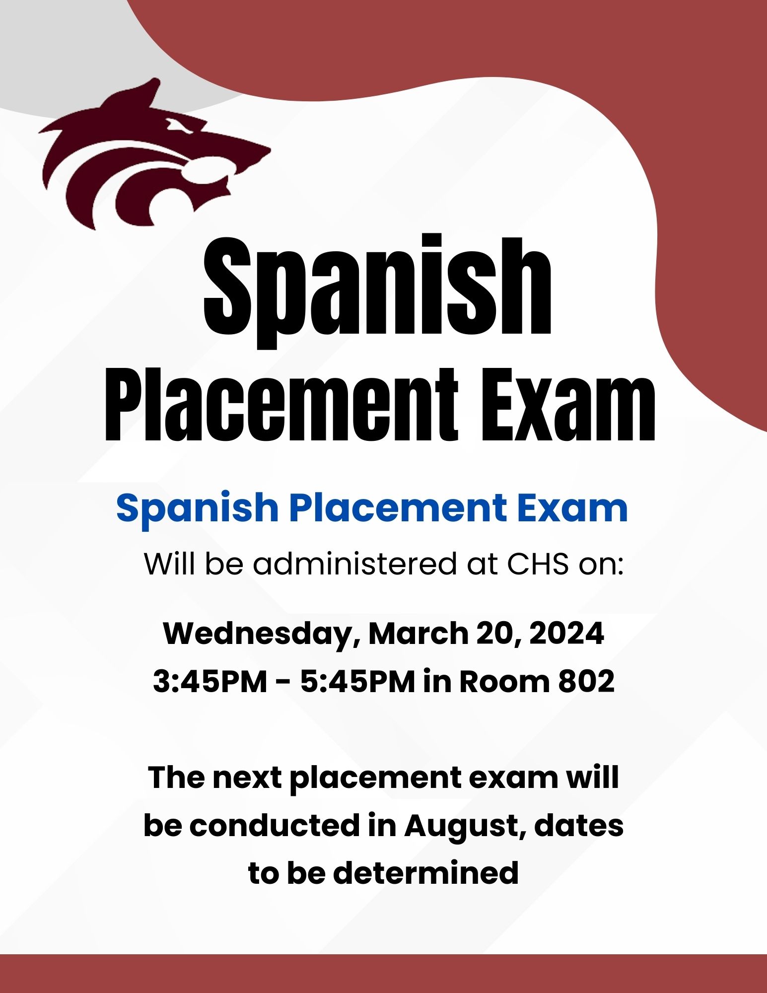 Spanish Placement Exam