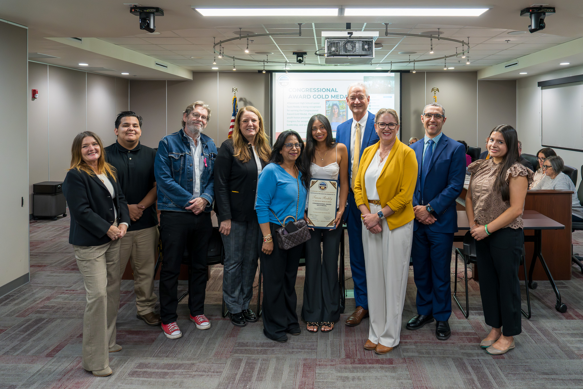 Claremont High senior Taara Reddy earns Congressional Award Gold Medal