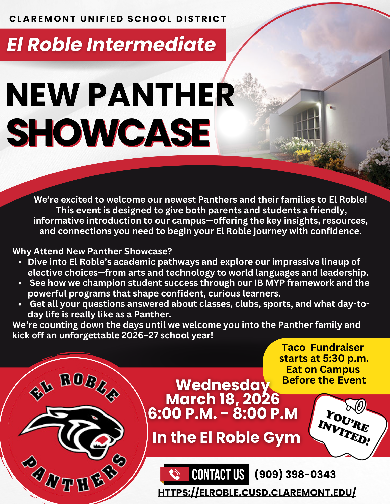 English Panther Showcase Flyer