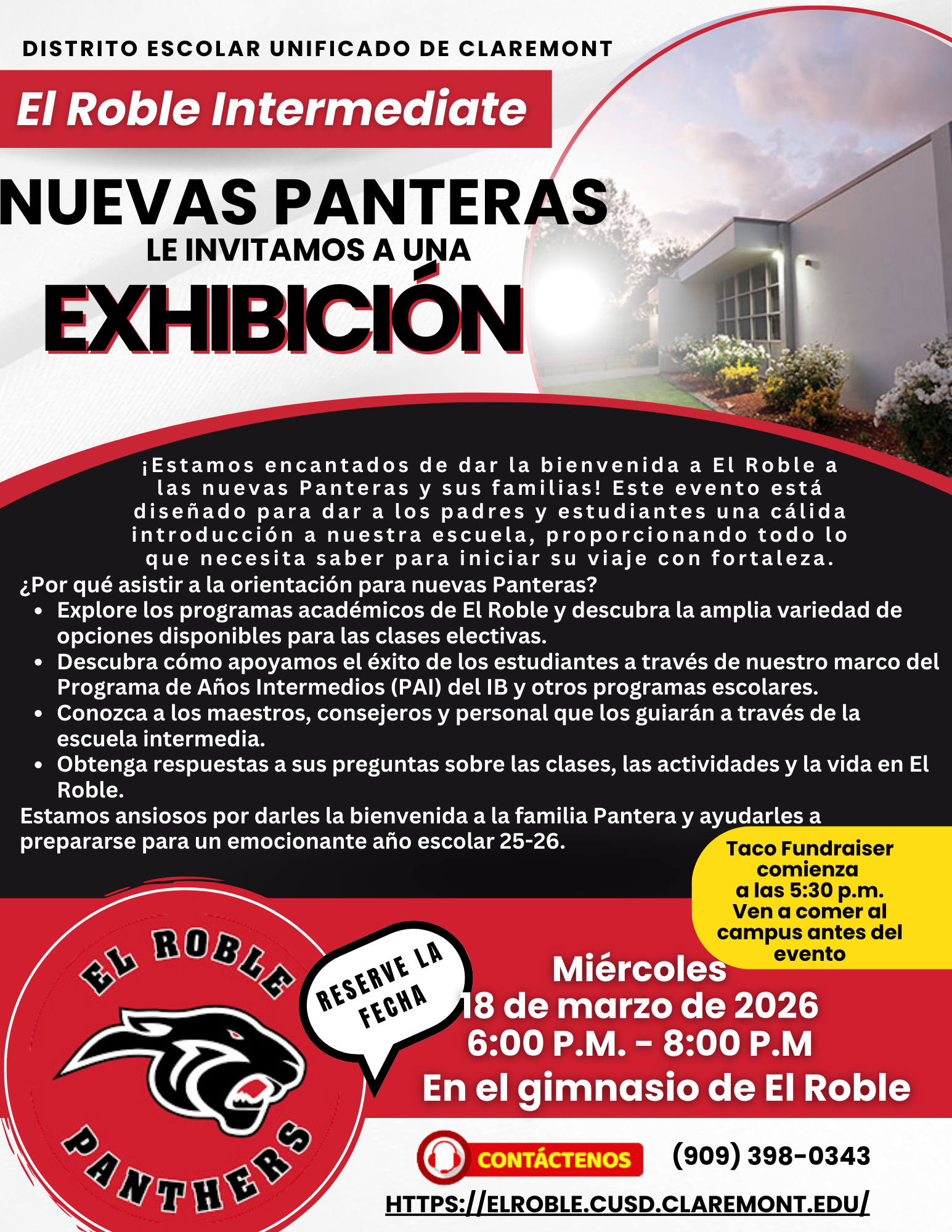 Spanish Showcase Flyer
