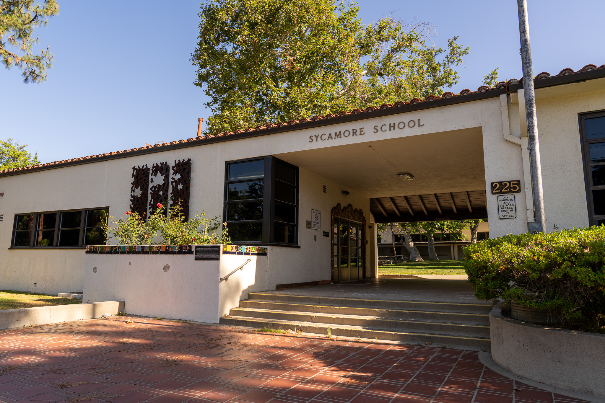 front of school